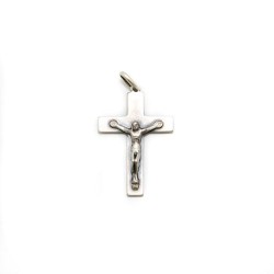 Pendentif crucifix en argent. 30 mm