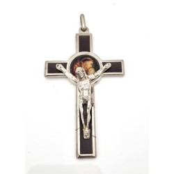 Metalen kruis met Saint Anthony 