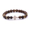 Bracelet élastique 8mm pierre minérale - OEIL DE TIGRE