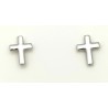 Oorbellen Kruis Sterling RH S925 0.70GR