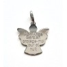"Medaille met inscriptie" "My Guardian Angel" "in rhodium-formaat zilver. 38 mm"