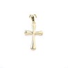 Pendentif croix en or 14 carats. 18 mm. 0.7 gr