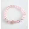 Bracelet pierre Quartz Rose