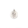 Medaille met het gezicht van Christus in Rhodium Silver. 17 mm