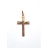 Eenvoudige kruishanger 30x18mm pl.or