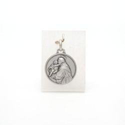 Medaille van Saint Anthony in Silver. 18 mm