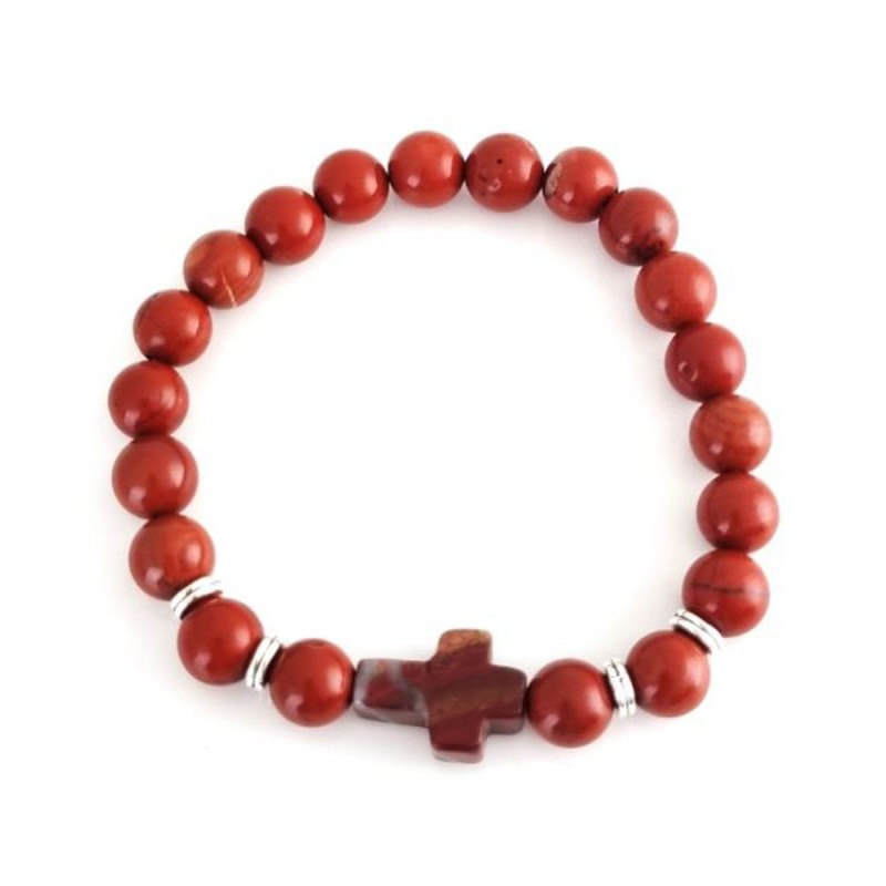 Bracelet pierre Jaspe Rouge