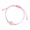 Touw touw touw armband met engel medaille