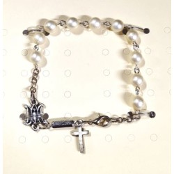 Bracelet en cristal de Bohême. perles de 6 mm