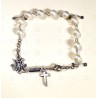 Bracelet en cristal de Bohême. perles de 6 mm