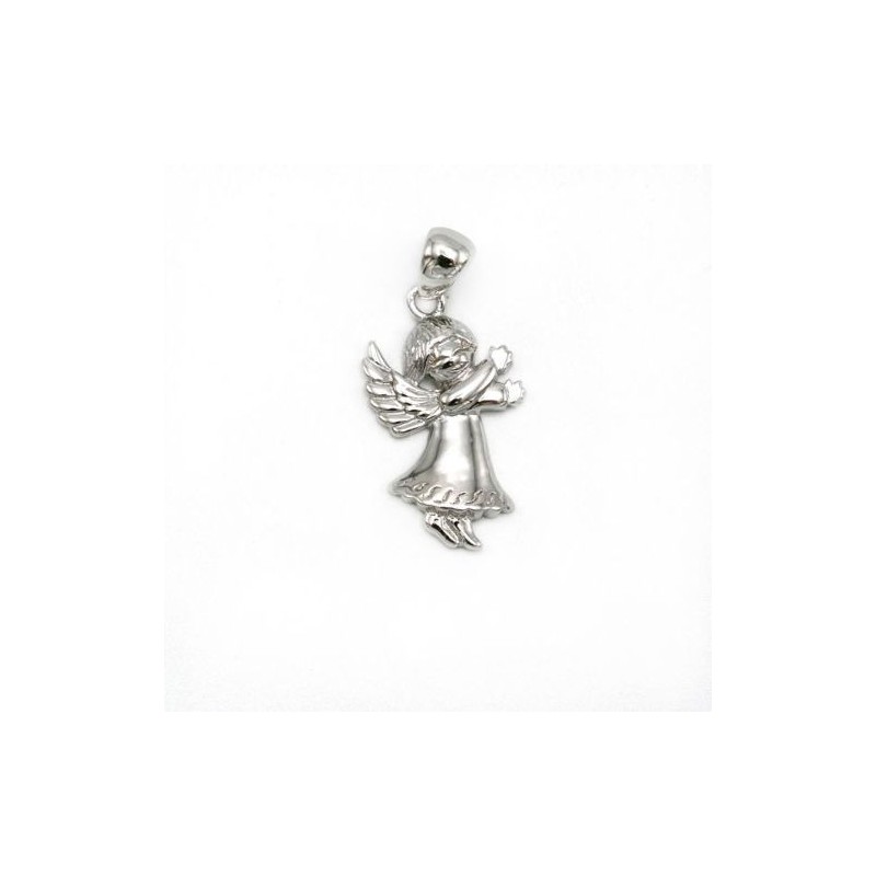 Pendentif ange en argent. 18 mm