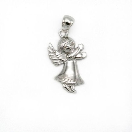 Angel-hanger in zilver. 18 mm