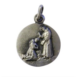 Medaille 17mm Silver S925 St Francois