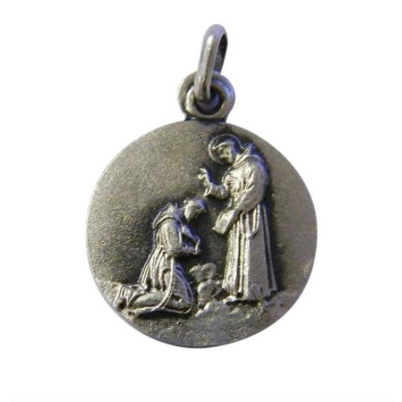Medaille 17mm Silver S925 St Francois