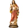 Statue Sacré Cœur de Jésus 22cm en bois d'érable