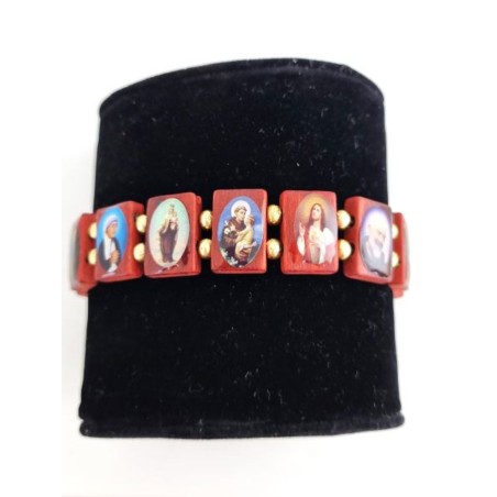 MultiSaint Wood Armband
