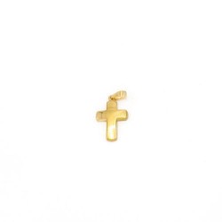 Pendentif croix en or 18 carats. 15 mm. 