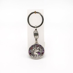 Sleutelhanger van St Christophe met registratie NL