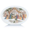 Crèche de Noel lumineuse à LED 8cm