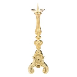 Chandelier d'Autel en laiton H: 55cm