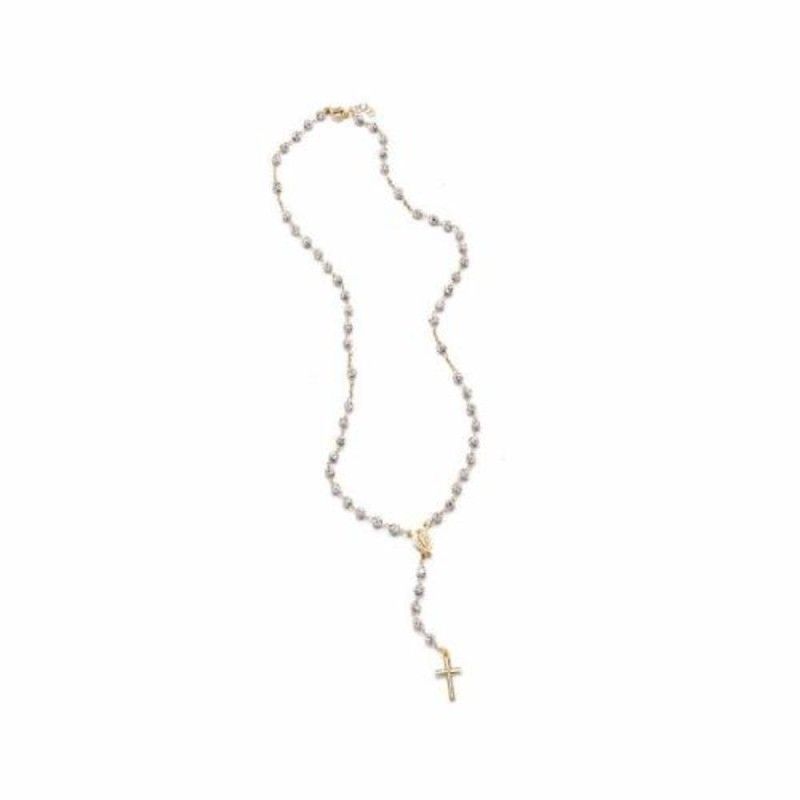 Chapelet en Argent et Pl.Or 4mm