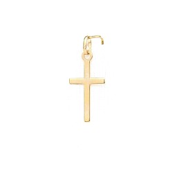 Pendentif croix en or 8 carats. 17 mm