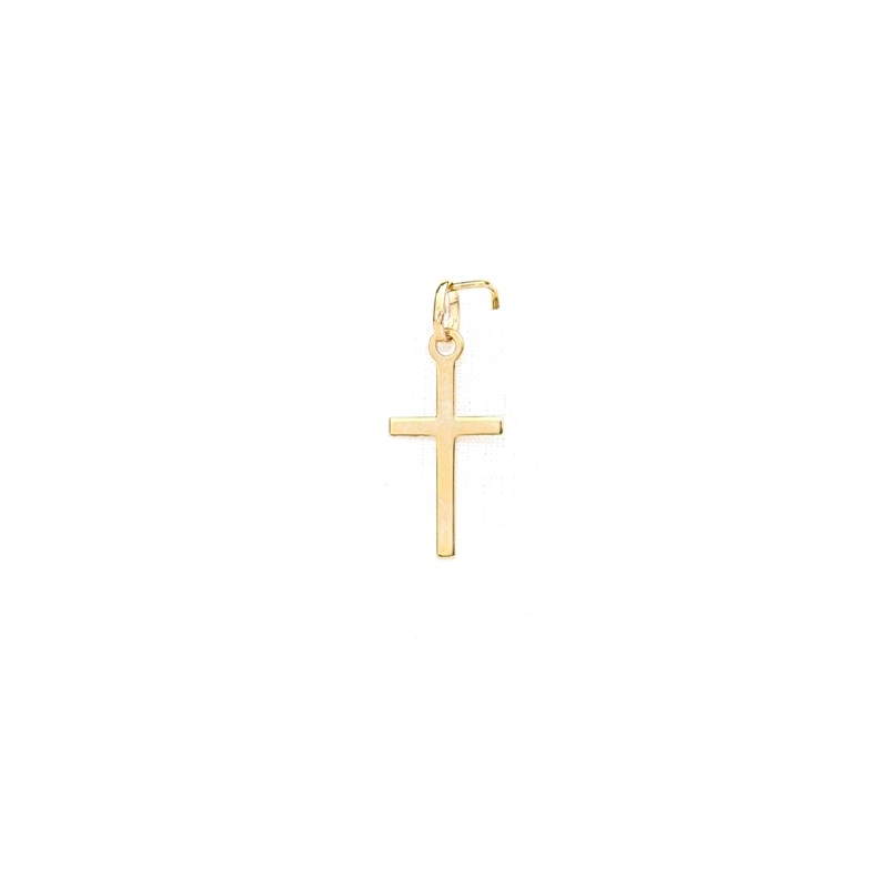 Pendentif croix en or 8 carats. 17 mm