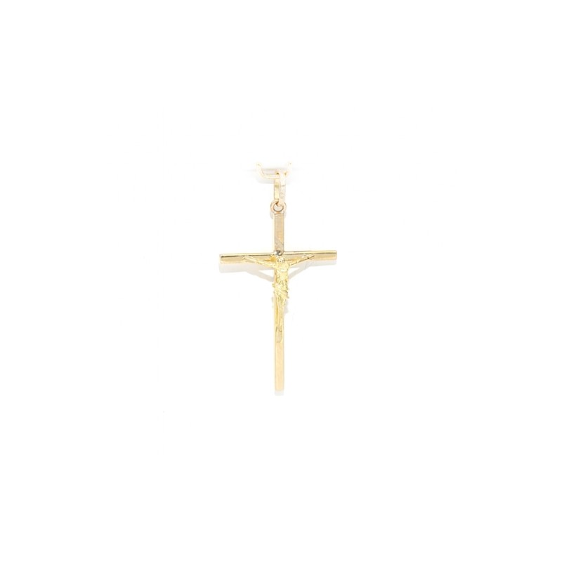 Pendentif crucifix en or 9 carats. 25 mm. 0.49 gr