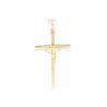 Pendentif crucifix en or 9 carats. 25 mm. 0.49 gr