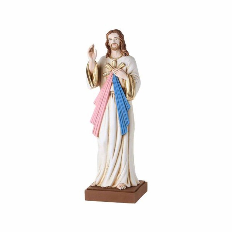Statue Christ Miséricordieux 38cm résine