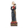 Standbeeld Ste Rita met Roses 15cm hars