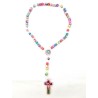 Chapelet enfant perle 8mm rose