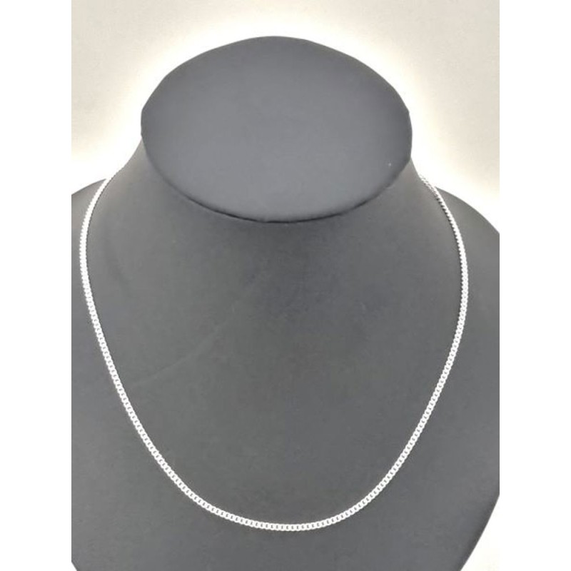 Chaîne panzer en argent. 40 cm