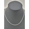 Venetiaanse ketting in zilver. 40 cm lang op 1,2 mm breed