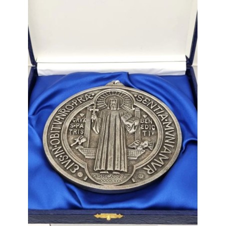 Medaille Saint Benoit 15 cm Brons