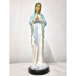 Statue ND Banneux 64cm résine colorée
