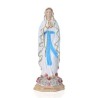 Statue ND Lourdes 20cm avec médaille métal