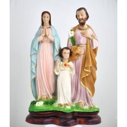 Statue Sainte Famille 40 cm résine