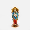 Standbeeld van Onze-Lieve-Vrouw van Perpetual Resin Relief. 15 cm
