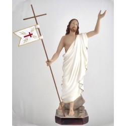 Statue de la résurrection de Jésus en résine. 40 cm