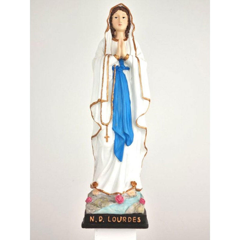 Statue Apparition de Lourdes 40cm résine