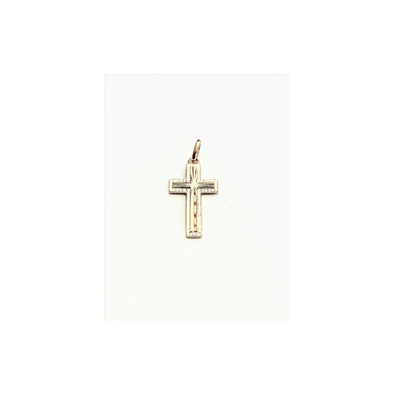 Pendentif croix PL.Or 750  22*13mm