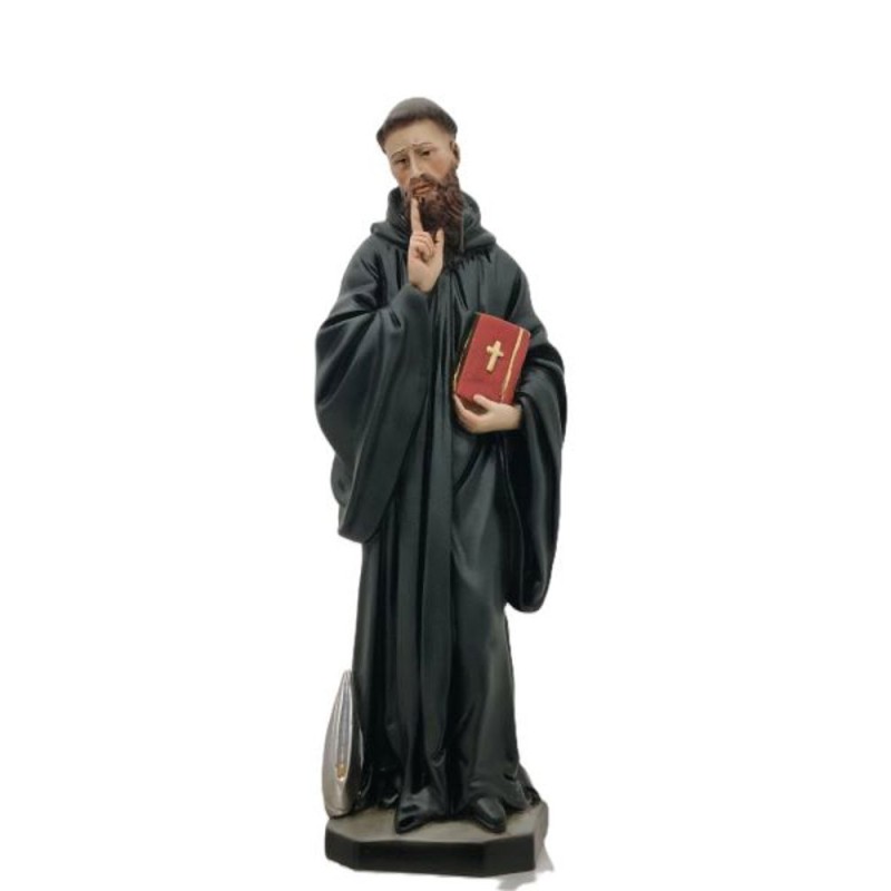 Statue Saint Benoit 40cm marbrite