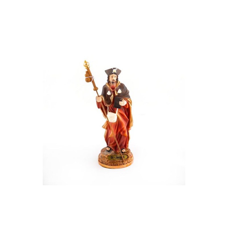 Standbeeld van Saint James in hars. 15 cm