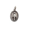 Médaille métal ovale 14mm Miraculeuse