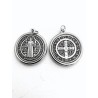 Medaille metalen 2 gezichten 30mm St Benoit 