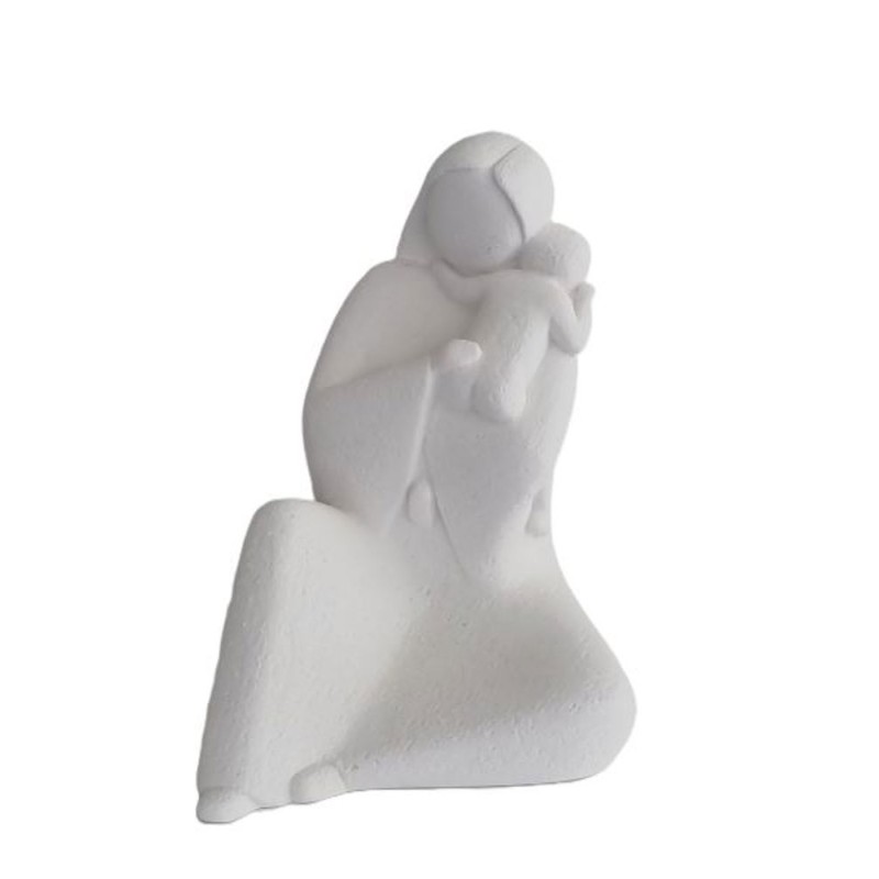 Virgin Statue zitting kind 14.5cm