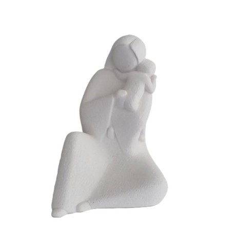 Virgin Statue zitting kind 14.5cm