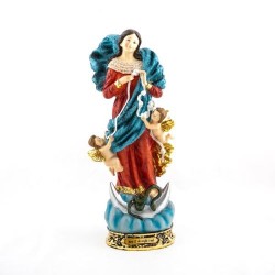 Standbeeld van Maria die de harsknooppunten verslaat. 32,5 cm