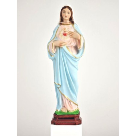   Statue de Marie Sacré Cœur en résine. 30 cm